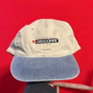 OTTO Two-Tone Beige and Blue DRISCOPIPE Embroidered Baseball Cap